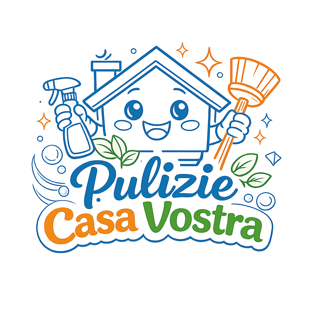 Pulizie casa vostra pulizie appartamenti Roma logo trasparente